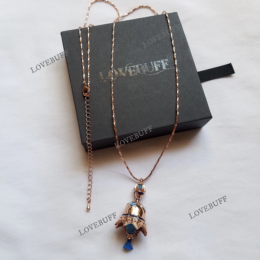 LOVEBUFF Genshin Scaramouche Tulaytullah's Remembrance Inspired Bell Necklace