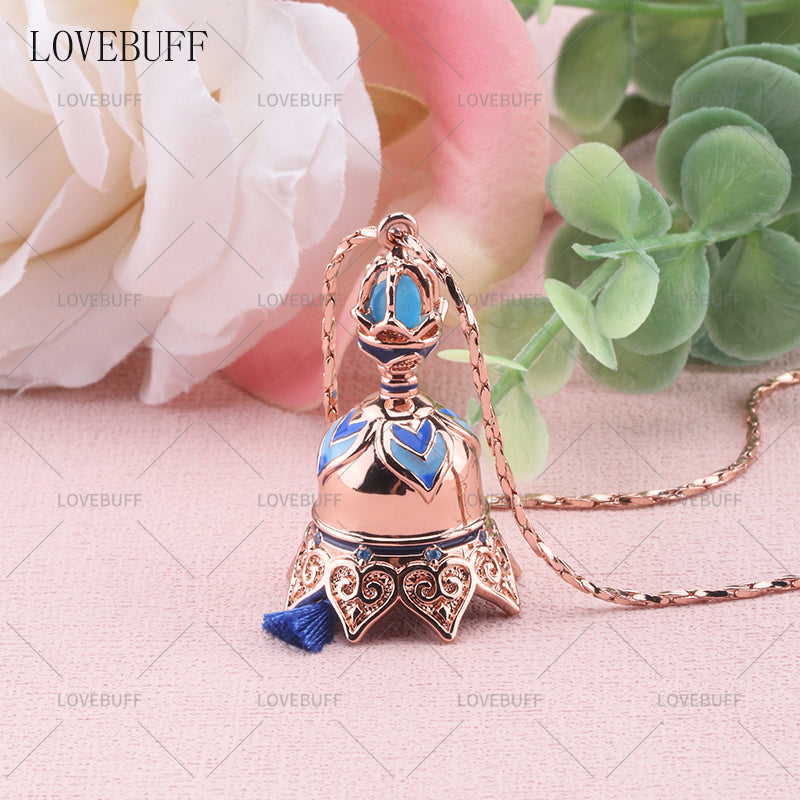 LOVEBUFF Genshin Scaramouche Tulaytullah's Remembrance Inspired Bell Necklace