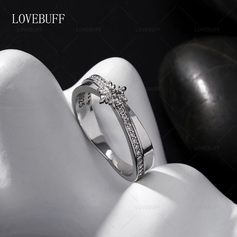 LOVEBUFF LAD Rafayel Zayne Xavier Affinity 100 Ring Style 925 Silver Closed Band