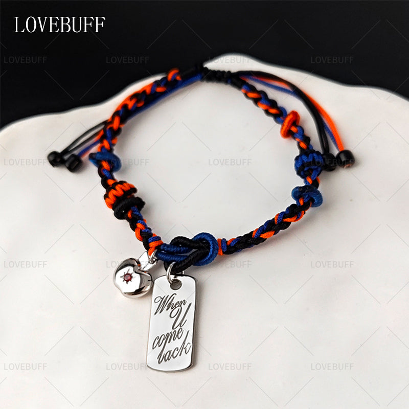 LOVEBUFF LAD Caleb's Apple Pendant Style Silver Charm Bracelet Dainty Necklace