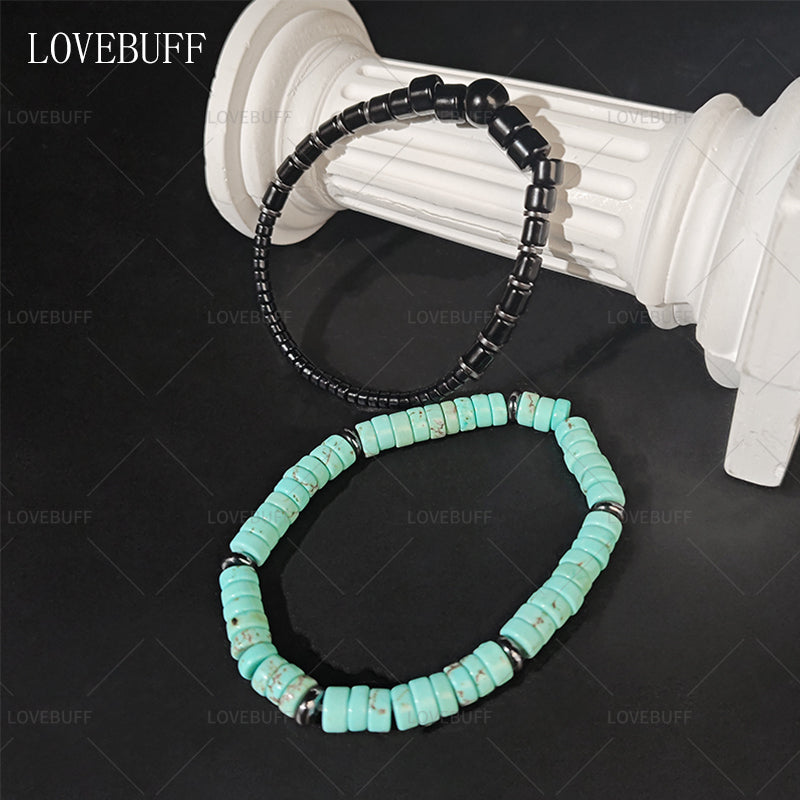 LOVEBUFF LAD You and Midsummer Zayne Runaway Waves Beaded Bracelet 2pc Set