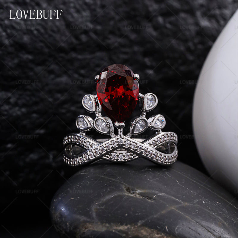 LOVEBUFF Light and Night Evan Couronner Notre Amour Birthday Ring Inspired Finger Ring