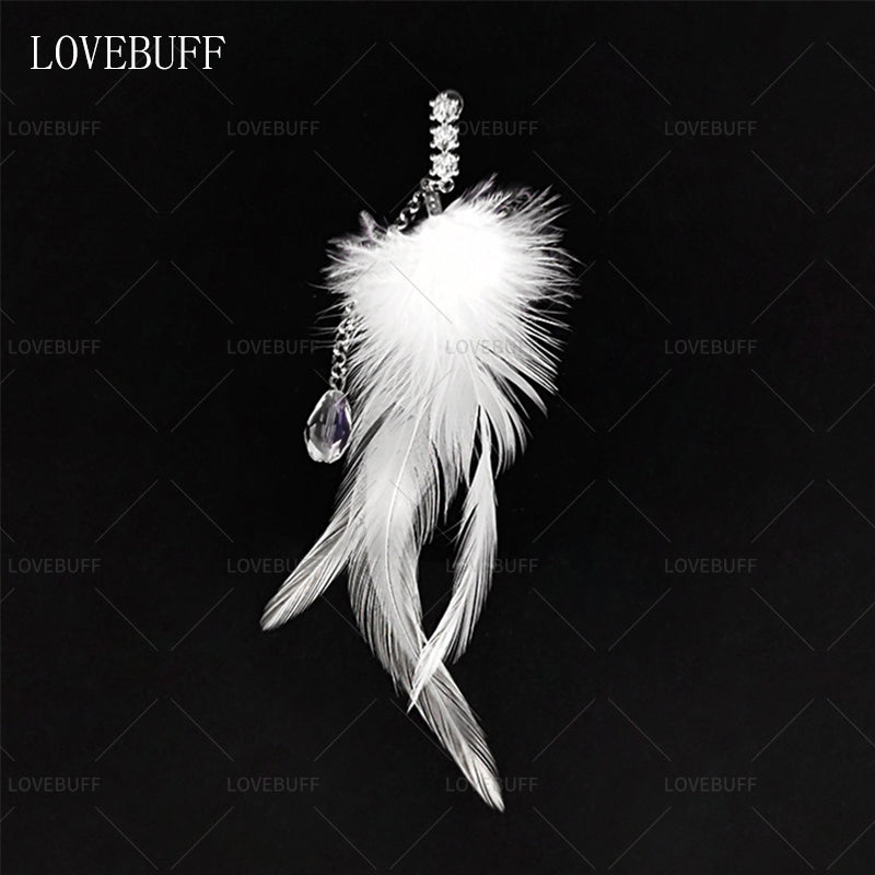 LOVEBUFF LAD Sylus MC's Feather Whisper Wedding Earrings