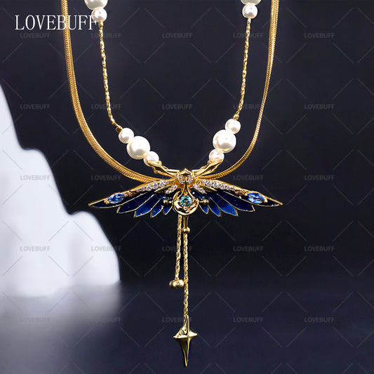 Wind Glider Wings of Companionship Inspired Necklace