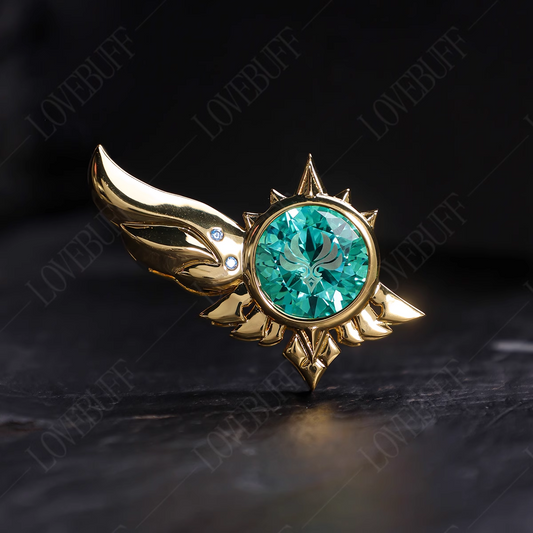 Venti Mondstadt Anemo Vision Inspired Gem Pendant