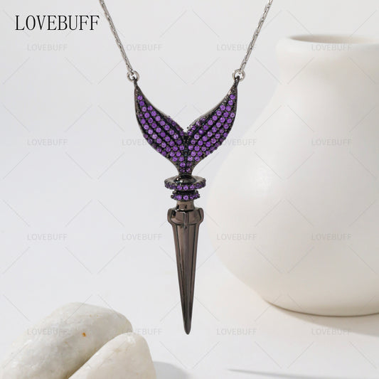LOVEBUFF LAD Rafayel Fishtail Dart Pendant Necklace