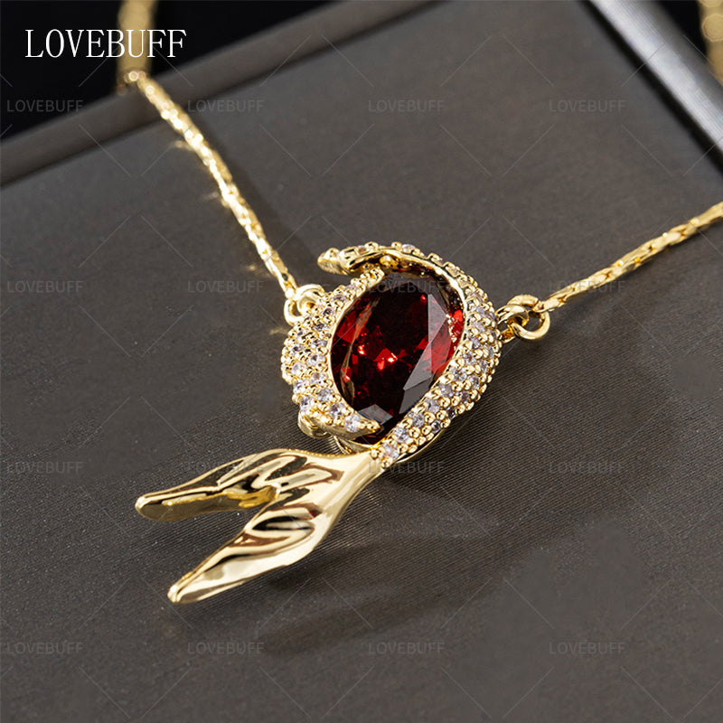 LOVEBUFF LAD Rafayel Mermaid Bond Mark Inspired Necklace