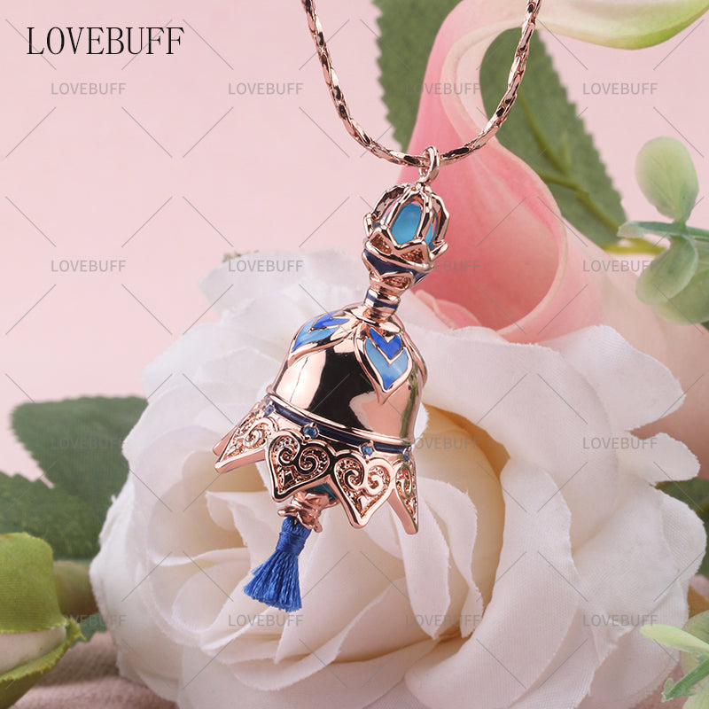 LOVEBUFF Genshin Scaramouche Tulaytullah's Remembrance Inspired Bell Necklace