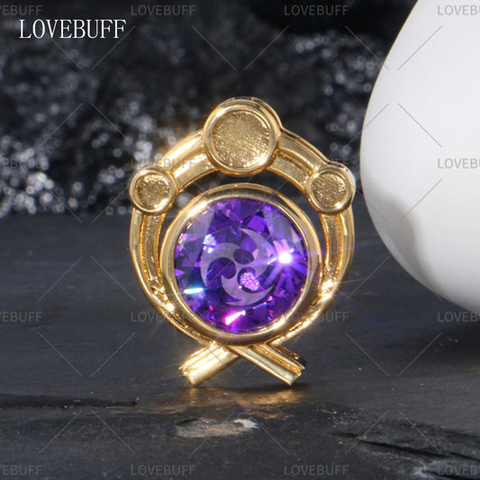 Inazuma Vision Inspired Zircon Gemstone Pendant