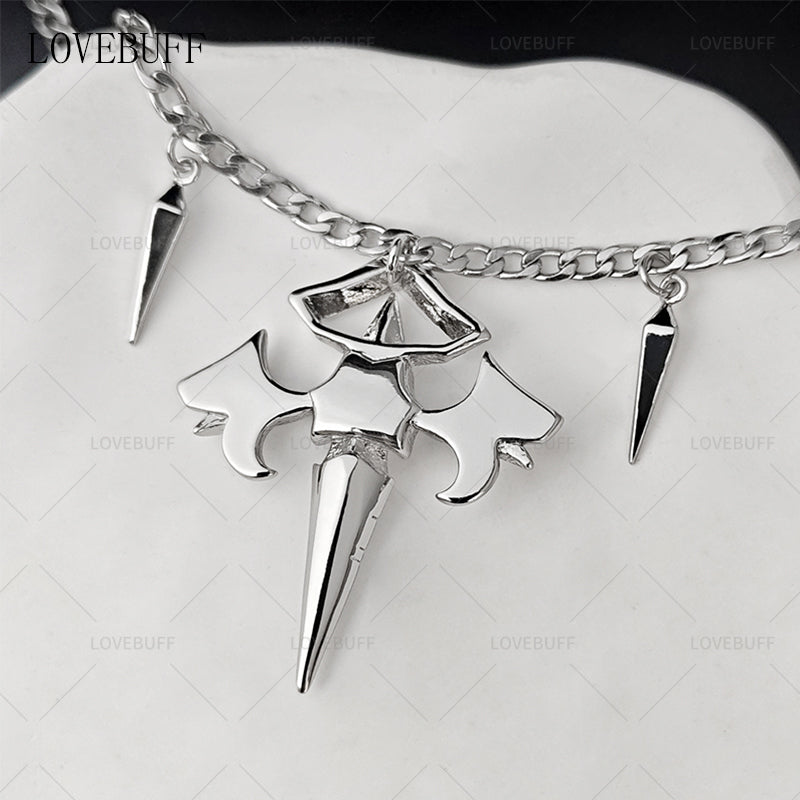 LOVEBUFF Love and Deepspace Sylus 26 Birthday Rainlit Night Cosplay Necklace