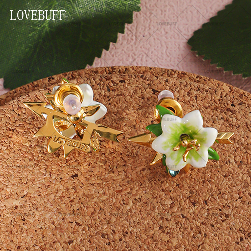 Artifact Viridescent Venerer Flower of Life In Remembrance of Viridescent Fields Inspired Stud Earrings