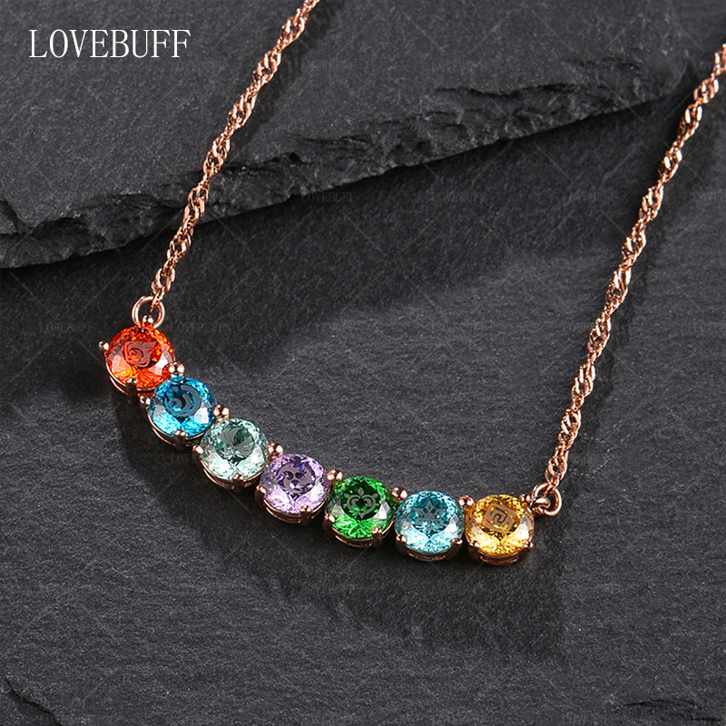 7 Elements Anemo Geo Electro Dendro Cryo Hydro Pyro Vision Inspired Necklace
