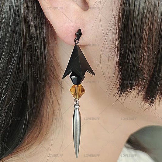Zhongli Earring Inspired Drop Earrings 1 Pair Cosplay Accessories