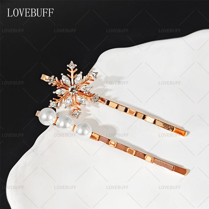 LOVEBUFF LAD Zayne Affinity 115 Snowflake Peal Hair Pin 2pc Set