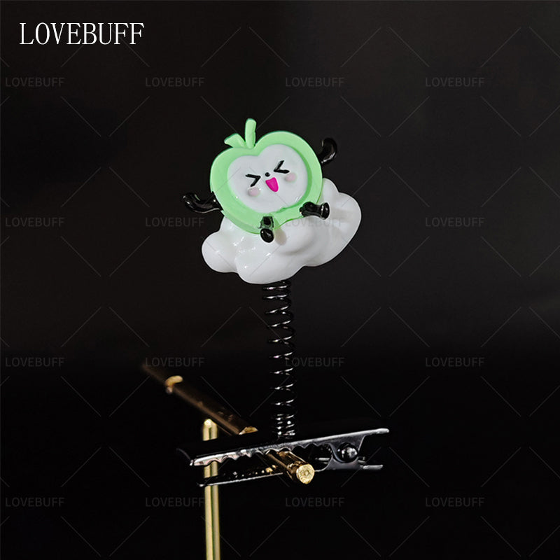 LOVEBUFF LAD Caleb Apple Airplane Hair Clip 2pc Set