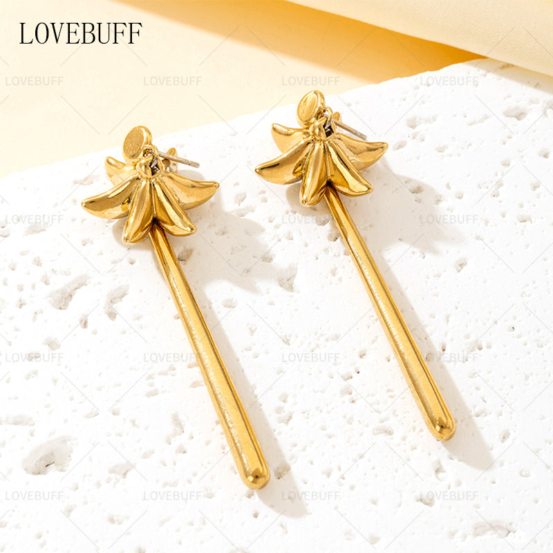 LOVEBUFF Wuthering Waves Jinhsi Peach Blossom Earrings 1 Pair