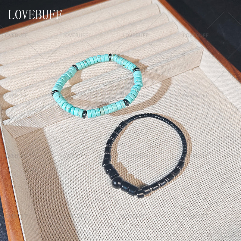 LOVEBUFF LAD You and Midsummer Zayne Runaway Waves Beaded Bracelet 2pc Set