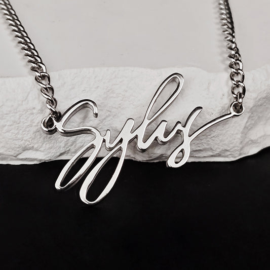 LOVEBUFF LAD Character Sylus Rafayel Caleb Zayne Xavier Name Necklace