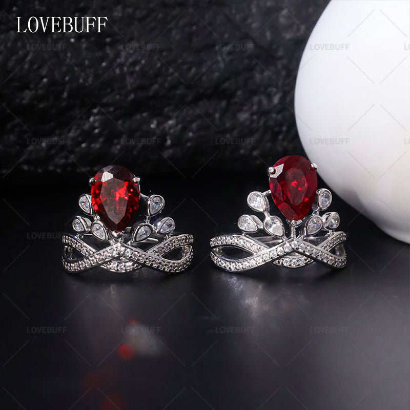 LOVEBUFF Light and Night Evan Couronner Notre Amour Birthday Ring Inspired Finger Ring