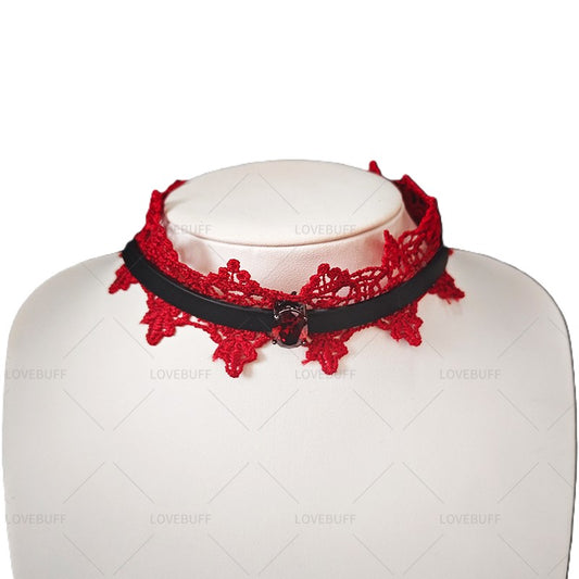 LOVEBUFF LAD Sylus: Abyssal Blossom Choker Style Necklace