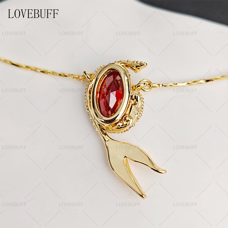 LOVEBUFF LAD Rafayel Mermaid Bond Mark Inspired Necklace