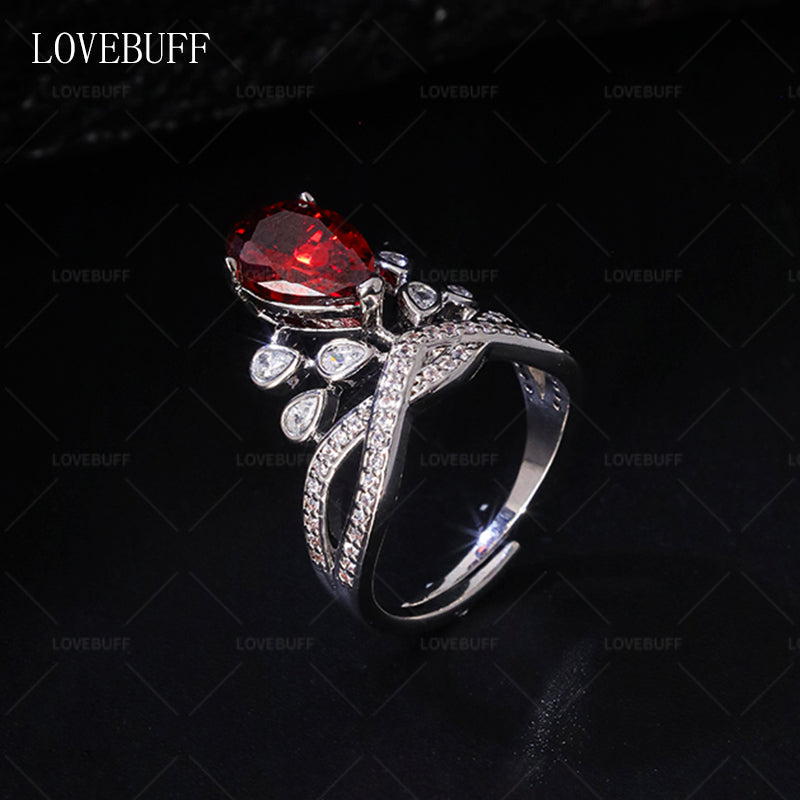 LOVEBUFF Light and Night Evan Couronner Notre Amour Birthday Ring Inspired Finger Ring