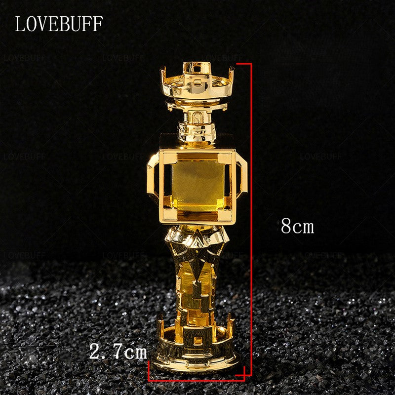 LOVEBUFF Genshin Geo Gnosis Figurine Collectible Desk Decor Cosplay Prop