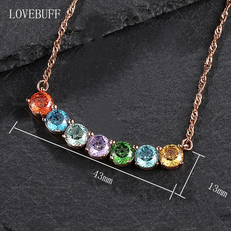7 Elements Anemo Geo Electro Dendro Cryo Hydro Pyro Vision Inspired Necklace