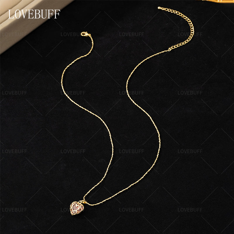 LOVEBUFF The Legend of Zelda Heart Container Inspired Pendant Necklace