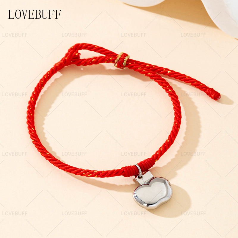 LOVEBUFF LAD Caleb Apple Charm Bracelet