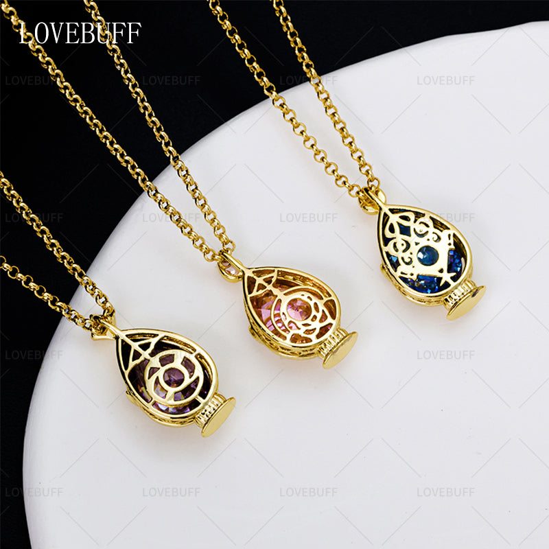 LOVEBUFF Puella Magi Madoka Magica Soul Gem Inspired Pendant Necklace