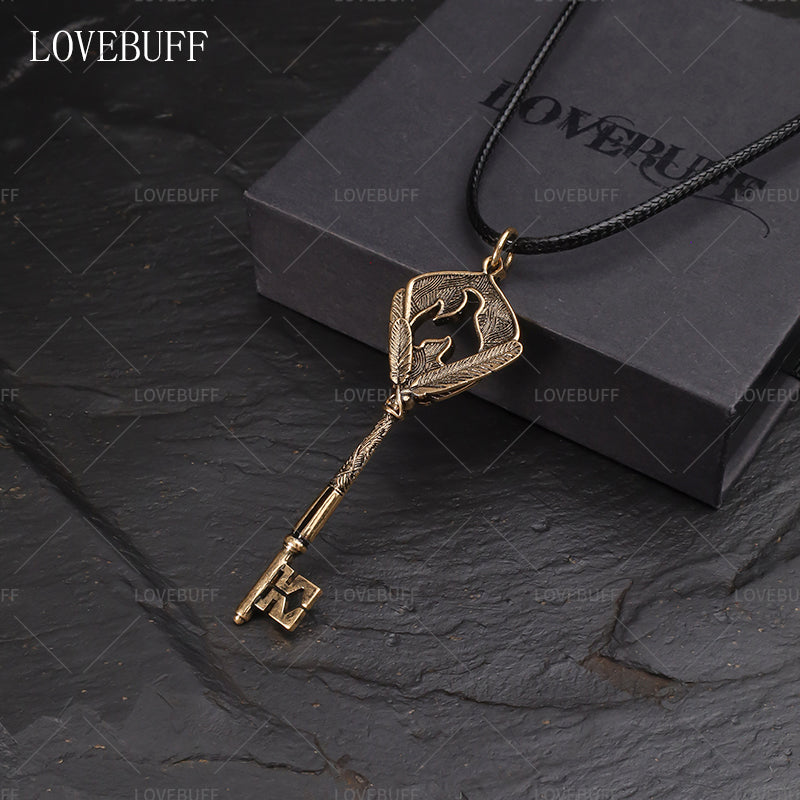 LOVEBUFF Tears of Themis Luke Pearce Theme Key Pendant Necklace