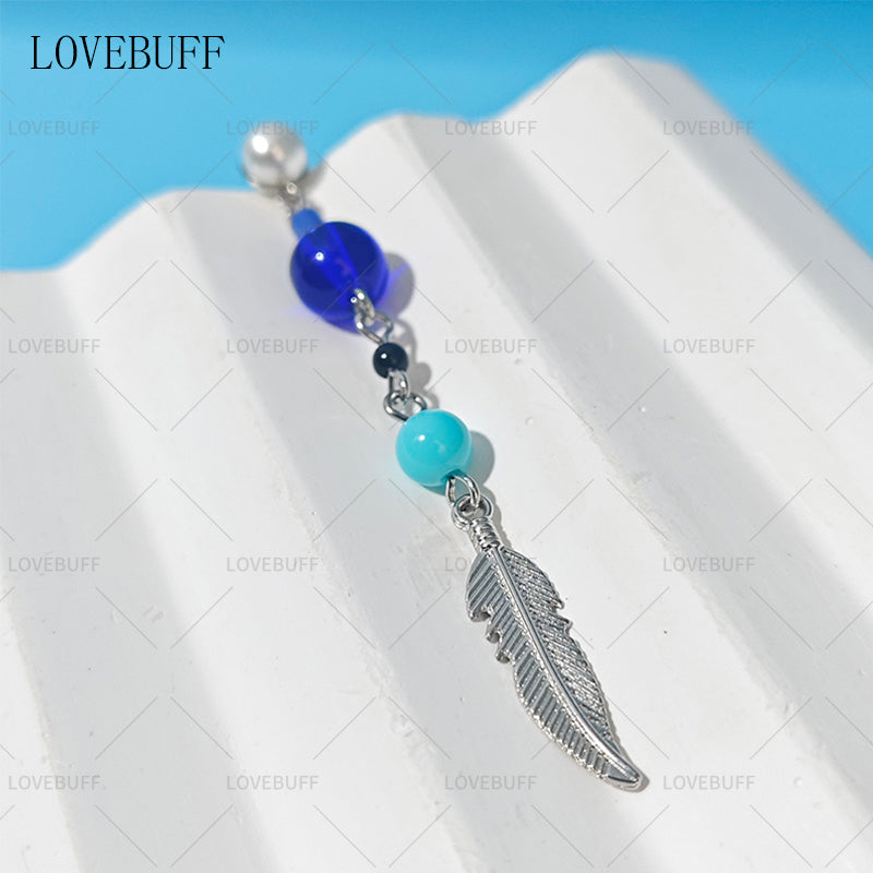 LOVEBUFF LAD You and Midsummer Zayne Runaway Waves MC's Misty Dawn Feather Dangle Earrings