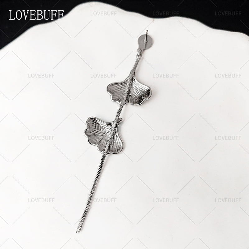 LOVEBUFF Where Winds Meet Chen Shen Cosplay Ginkgo Biloba Leaf Earrings