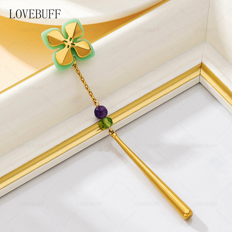 LOVEBUFF Baizhu Earring Inspired Drop Earrings