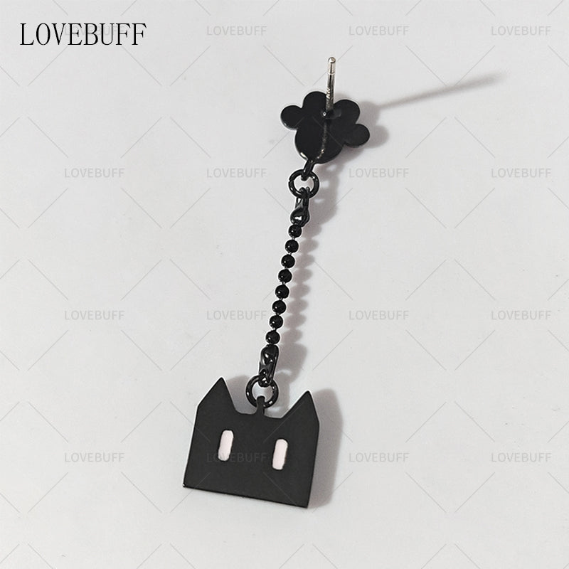 LOVEBUFF Black Cat Earrings 1 Pair