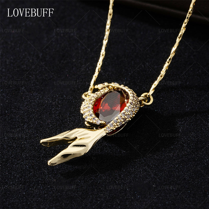 LOVEBUFF LAD Rafayel Mermaid Bond Mark Inspired Necklace