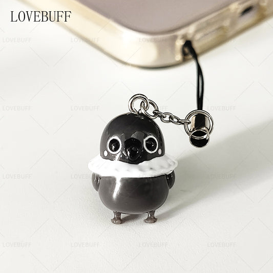 LOVEBUFF LAD Sylus's Grumpy Crow Inspired Phone Charm