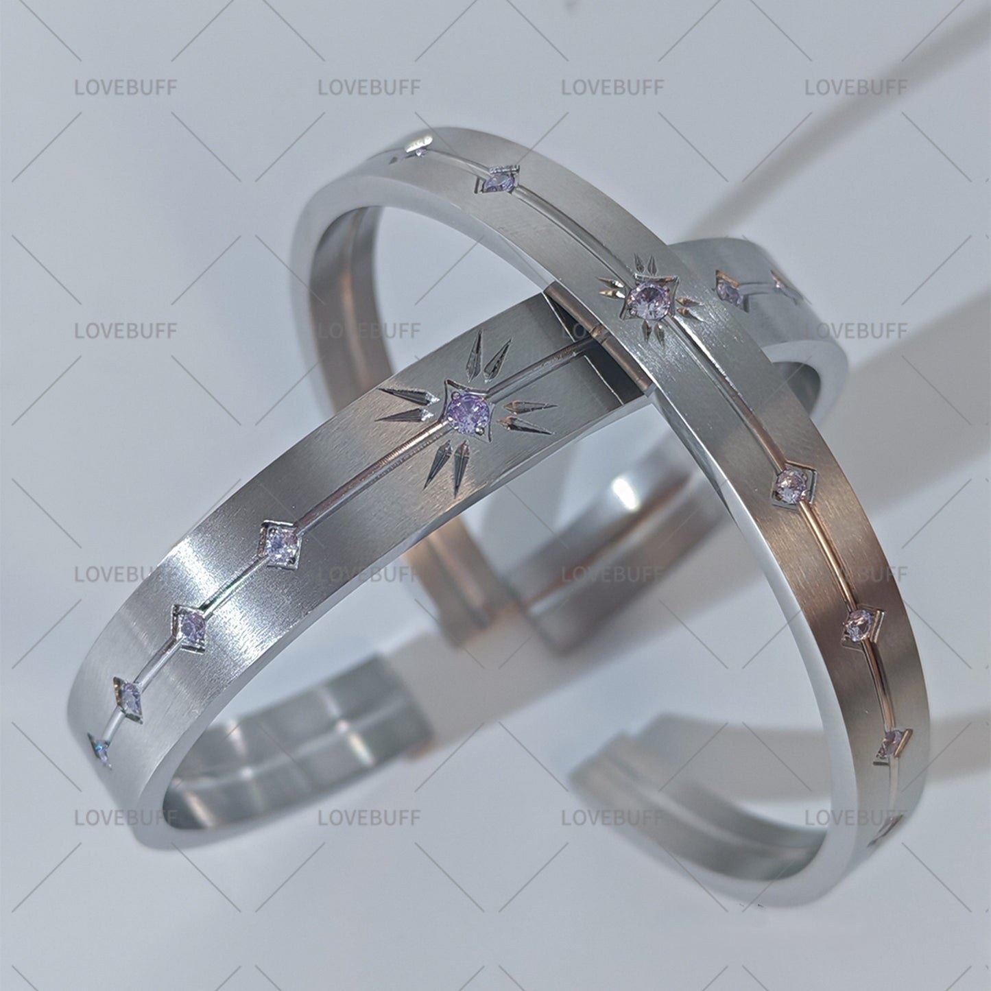 LaDs Xavier lvl 100 Affinity Ring Inspired Stainless Steel Bracelet