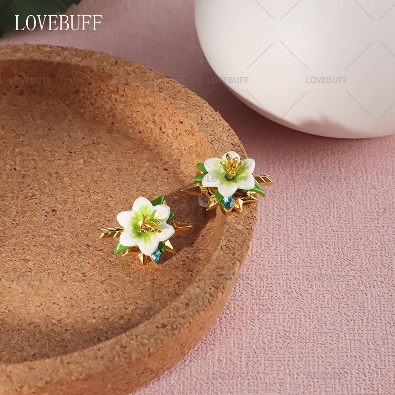 Artifact Viridescent Venerer Flower of Life In Remembrance of Viridescent Fields Inspired Stud Earrings