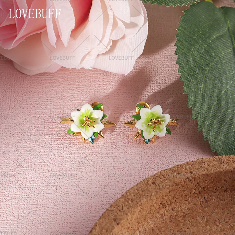 Artifact Viridescent Venerer Flower of Life In Remembrance of Viridescent Fields Inspired Stud Earrings