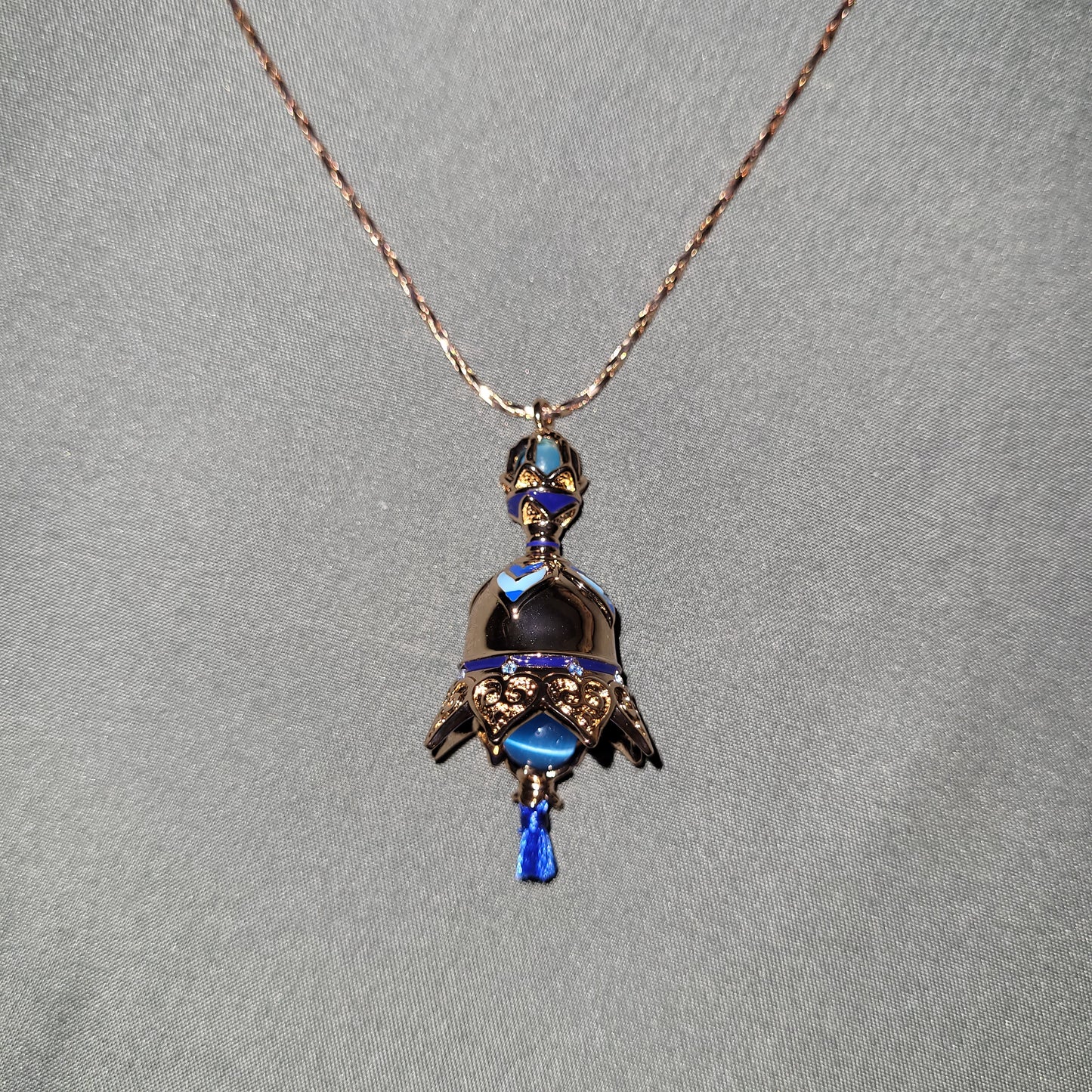 LOVEBUFF Genshin Scaramouche Tulaytullah's Remembrance Inspired Bell Necklace