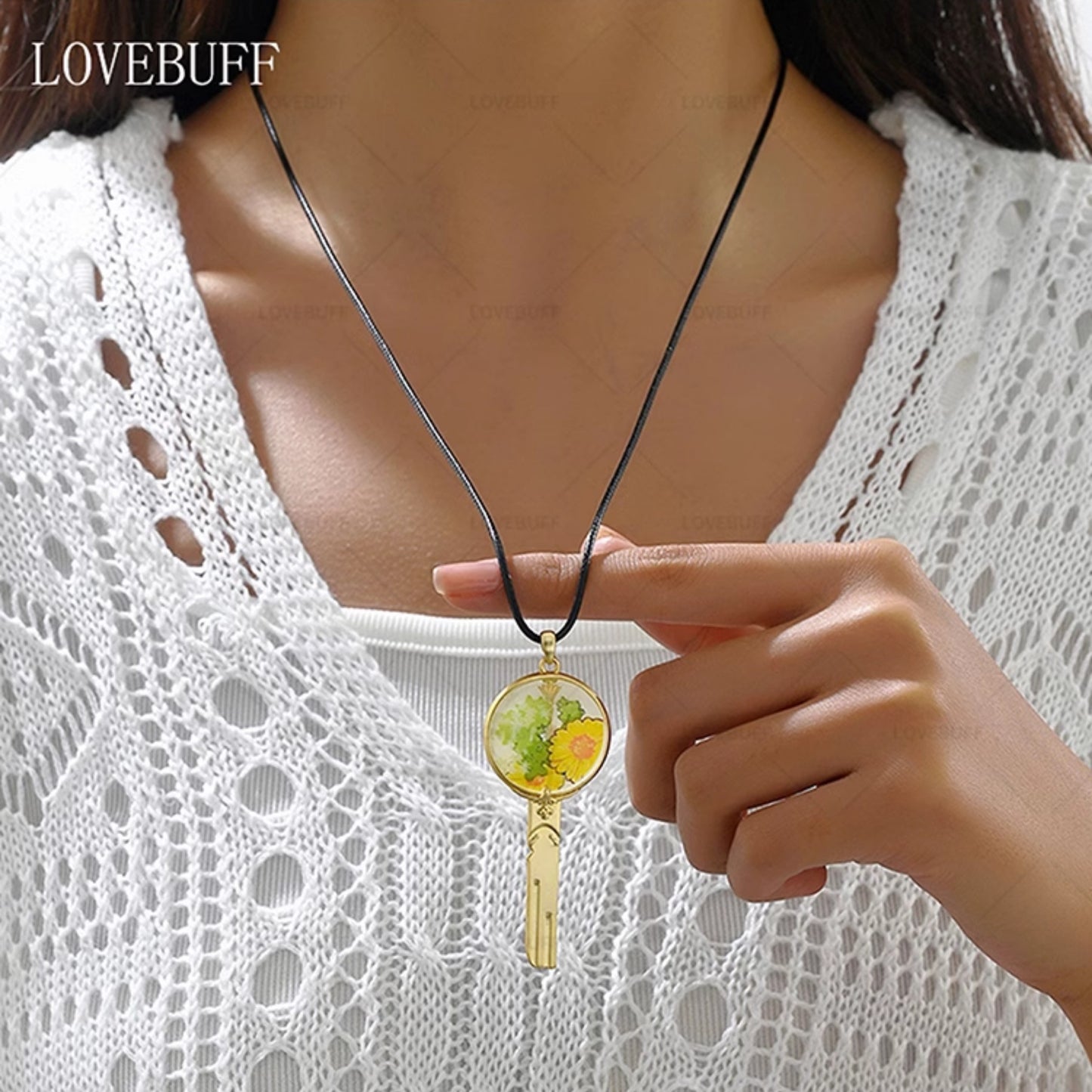 LOVEBUFF Tears of Themis 3rd Anniversary Luke Vyn Richter Key Pendant Necklace