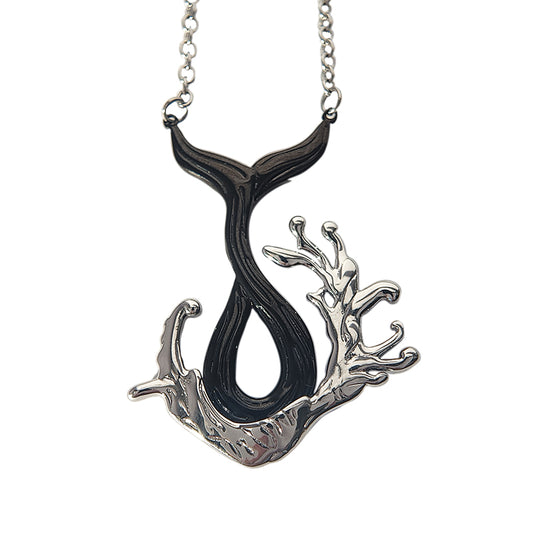 LOVEBUFF LAD Rafayel Fiery Undercurrents Inspired Fishtail Pendant Necklace