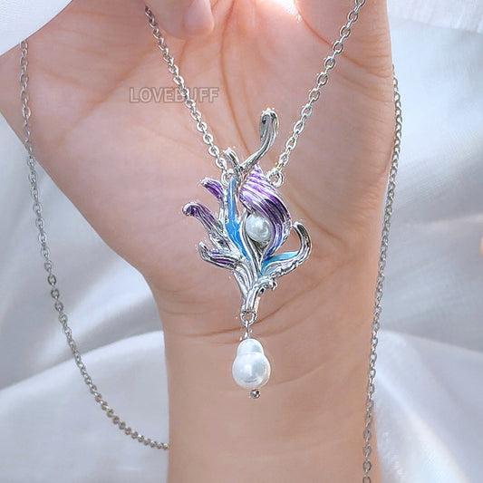 LOVEBUFF LAD Rafayel Lemurian Sea God Seasnail Pendant Necklace