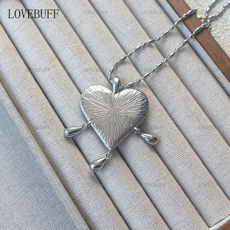 Path to Nowhere むきめいと 무기미도 Deren Cosplay Heart Pendant Necklace