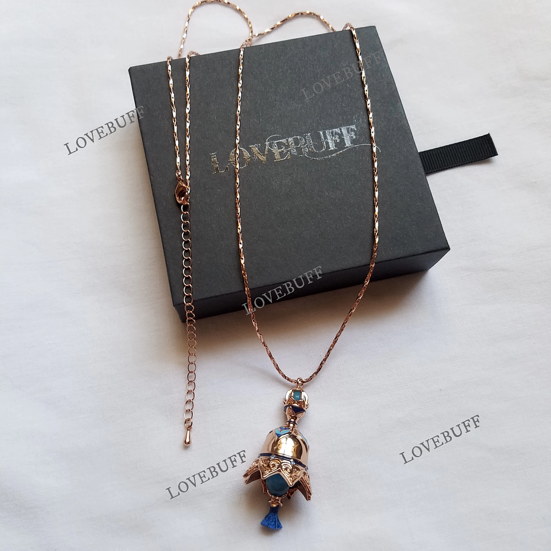 LOVEBUFF Genshin Impact Scaramouche Tulaytullah's Remembrance Inspired Bell Pendant Necklace
