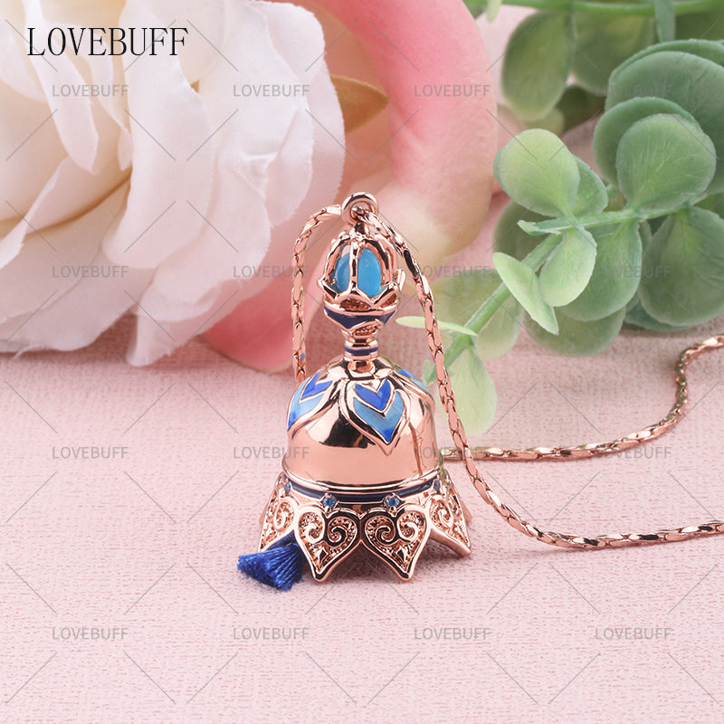 LOVEBUFF Genshin Impact Scaramouche Tulaytullah's Remembrance Inspired Bell Pendant Necklace