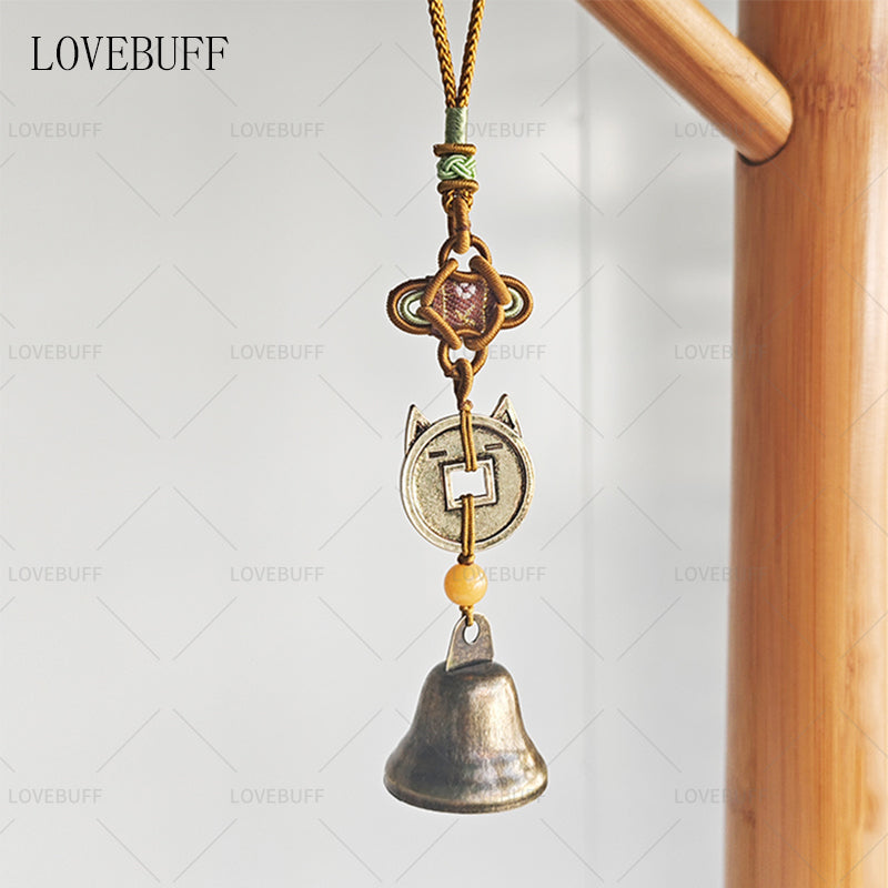 LOVEBUFF Where Winds Meet Meow Meow Cat Coin Bell Pendant Bag Charm