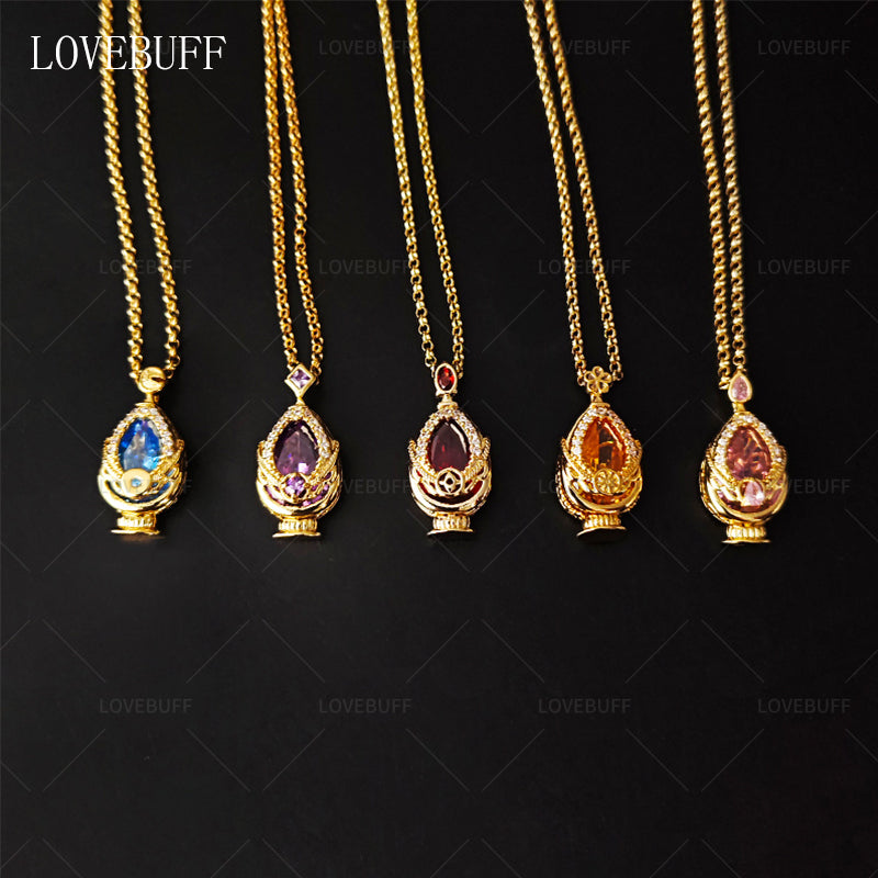 LOVEBUFF Puella Magi Madoka Magica Soul Gem Inspired Pendant Necklace